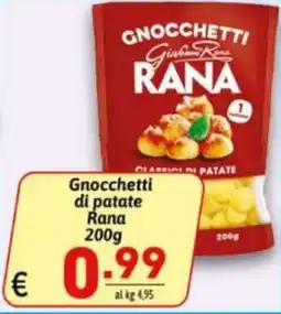 Ipercarni Gnocchetti di patate Rana offerta