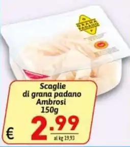 Ipercarni Scaglie di grana padano Ambrosi offerta