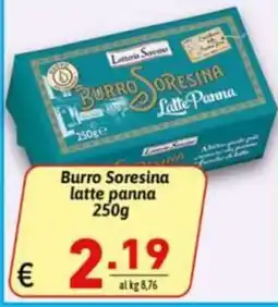 Ipercarni Burro Soresina latte panna offerta
