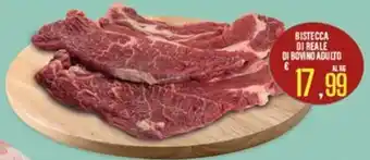 Supermercati EffePiù Bistecca di reale di bovino adulto offerta