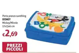 Futura Supermercati Porta pranzo surething Disney Mickey/Minnie offerta