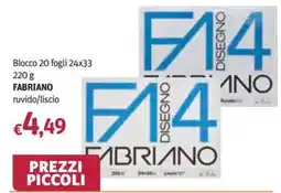Futura Supermercati Blocco 20 fogli 24x33 Fabriano offerta