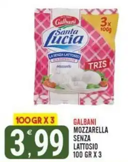 Tutto Buono Galbani mozzarella senza lattosio offerta