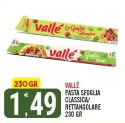 Tutto Buono Valle pasta sfoglia classica offerta