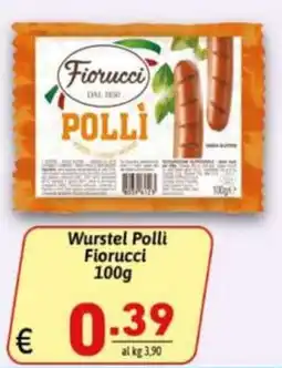 Ipercarni Wurstel Polli Fiorucci offerta