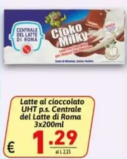 Ipercarni Latte al cioccolato Cioko Milky offerta