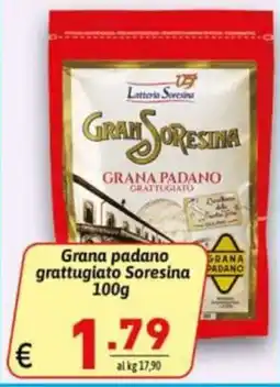 Ipercarni Grana padano grattugiato Soresina offerta