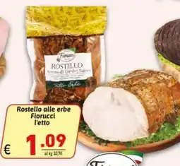 Ipercarni Rostello alle erbe Fiorucci offerta