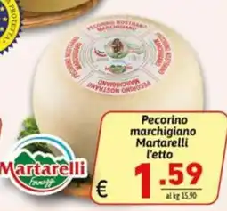 Ipercarni Pecorino marchigiano Martarelli offerta