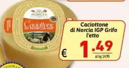 Ipercarni Caciottone di Norcia IGP Grifo offerta