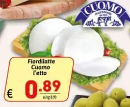 Ipercarni Fiordilatte Cuomo offerta