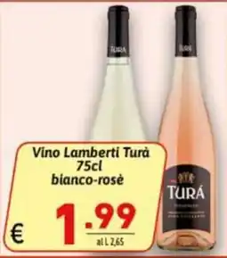 Ipercarni Vino Lambert Turà offerta