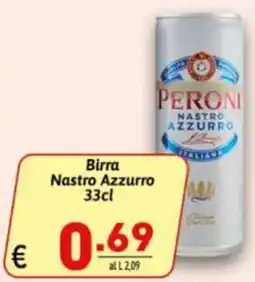 Ipercarni Birra Nastro Azzurro offerta
