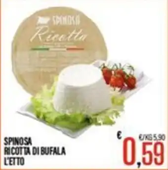Supermercati EffePiù Spinosa Ricotta di Bufala offerta