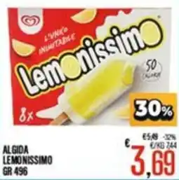Supermercati EffePiù Algida Lemonissimo offerta