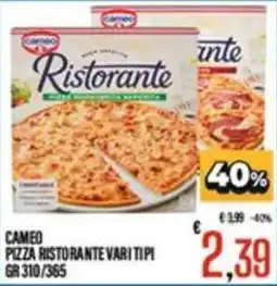 Supermercati EffePiù Cameo pizza ristorante vari tipi offerta