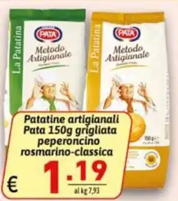 Ipercarni Patatine artigianali Pata offerta