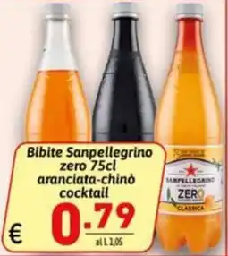 Ipercarni Bibite Sanpellegrino zero offerta