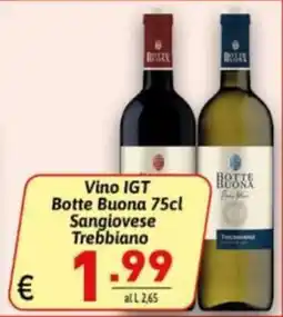 Ipercarni Vino IGT Botte Buona offerta