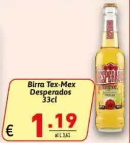 Ipercarni Birra Tex-Mex Desperados offerta