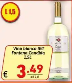 Ipercarni Vino bianco IGT Fontana Candida offerta