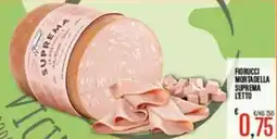 Supermercati EffePiù Fiorucci mortadella suprema letto offerta
