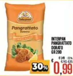 Supermercati EffePiù Interpan Pangrattato Dorato offerta