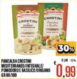 Supermercati EffePiù Panealba crostini offerta