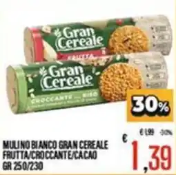 Supermercati EffePiù Mulino Bianco Gran Cereale offerta