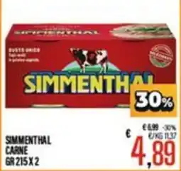 Supermercati EffePiù Simmenthal carne offerta