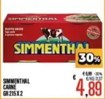 Supermercati EffePiù Simmenthal carne offerta