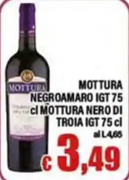 Top Supermercati Mottura Negroamaro IGT offerta