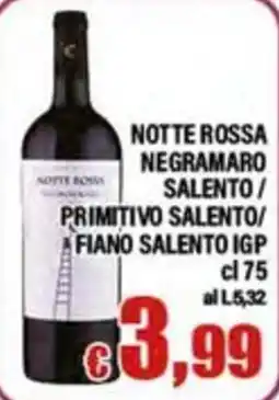 Top Supermercati Notte Rossa offerta