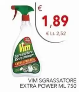 Diper Vim sgrassatore extra power offerta