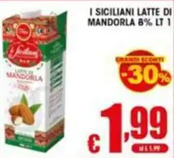 Sacoph I siciliani latte di mandorla offerta