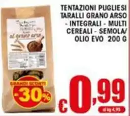 Sacoph Taralli grano arso offerta