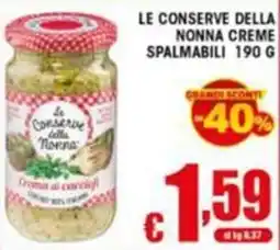Sacoph Le conserve della nonna Crema di carciofi offerta