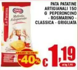 Sacoph La Patatina Metodo Artigianale offerta