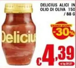 Sacoph Delicius alici in olio di oliva offerta