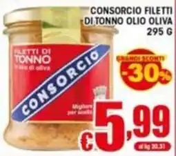 Sacoph Filetti di tonno in olio di oliva Consorcio offerta