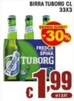 Sacoph Birra Tuborg offerta