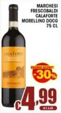 Sacoph Marchesi Frescobaldi Cala Forte Morellino DOCG offerta