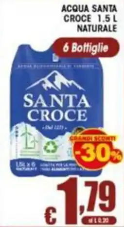 Sacoph Acqua Santa Croce offerta