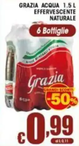 Sacoph Acqua effervescente naturale Grazia offerta
