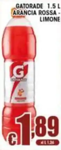 Sacoph Gatorade arancia rossa - limone offerta