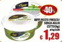 Top Supermercati Biffi Pesto Fresco Senza Aglio offerta
