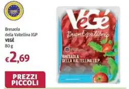 Futura Supermercati Bresaola della Valtellina IGP VEGÈ offerta