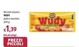 Futura Supermercati Wurstel classico WUDY offerta