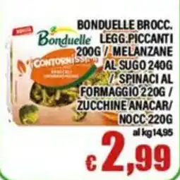 Top Supermercati Bonduelle contorni leggi piccanti offerta