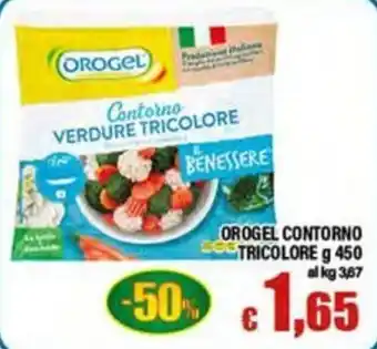 Top Supermercati Orogel contorno verdure tricolore offerta